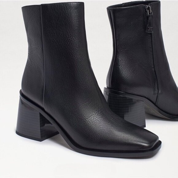 Sam Edelman Black Leather Side Zip “Winnie” Bootie – NIB – Size 9.5 M - Picture 5 of 6
